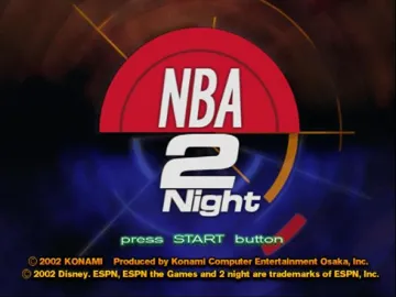 ESPN NBA 2Night 2002 screen shot title